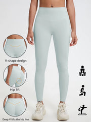 Super Soft Fabrics High Waist Leggings Quick-Dry Gym Yoga Pants Running Workout Tights Push up Sports Leggings Women