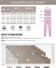 Women 2 Piece Workout Sets Compression Tummy Control Leggings with Pockets Halter Built in Bra Tank Tops