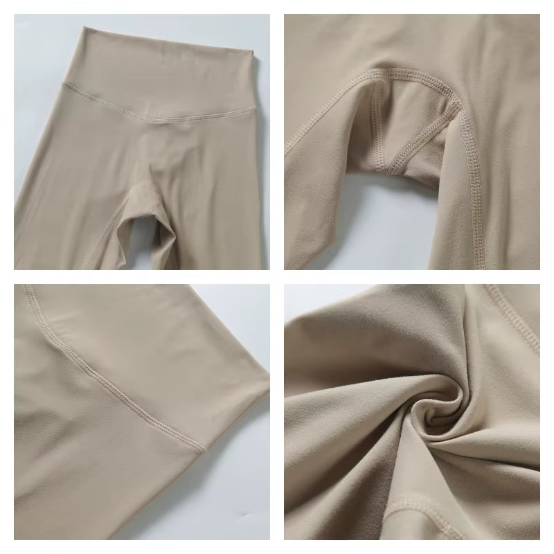 Super Soft Fabrics High Waist Leggings Quick-Dry Gym Yoga Pants Running Workout Tights Push up Sports Leggings Women
