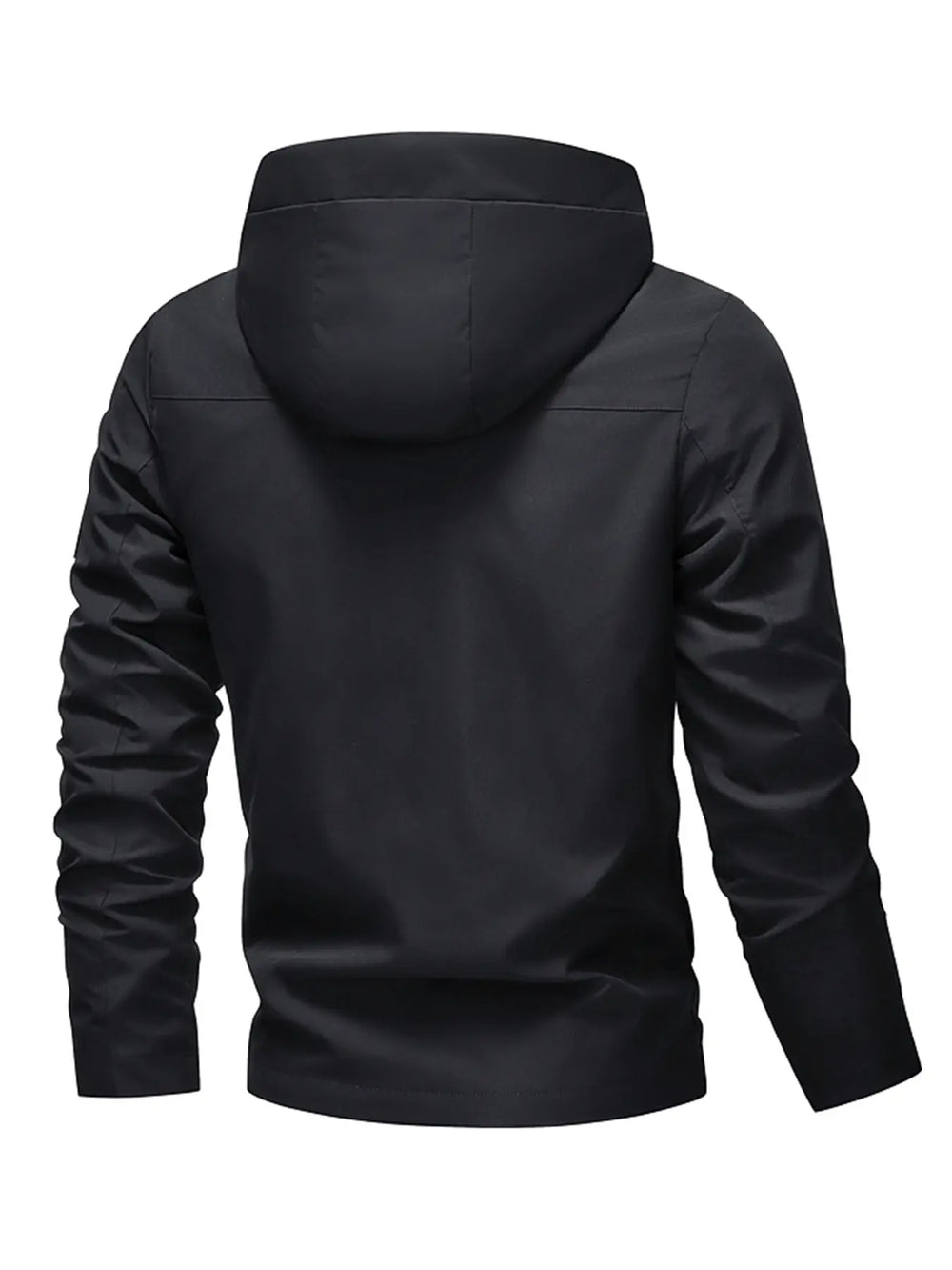 Men'S Windproof Waterproof Jacket, Fall Winter Hooded Pullover Coat, Casual Sports Comfortable Top, Outdoor Hiking Party Travel Cycling, Windproof Outerwear