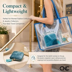 2-Pack Jewelry Zipper Pouch