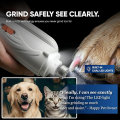 2-in-1 Cat & Dog Nail Clippers with Grinder