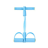 6-Tube Multi-Function Abdominal Trainer with Foot Pedal for Sit-Ups Fitness Abdominal Toning Arm Strengthening Resistance Band