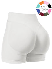 Seamless Shorts for Women, Invisible Scrunch Butt Lifting Gym Booty Biker Shorts, Breathable Comfortable High Stretch Skinny Shorts, Gym Shorts, Ladies Sportswear for Indoor Outdoor Wear, Athletic Shorts, High Waist Shorts