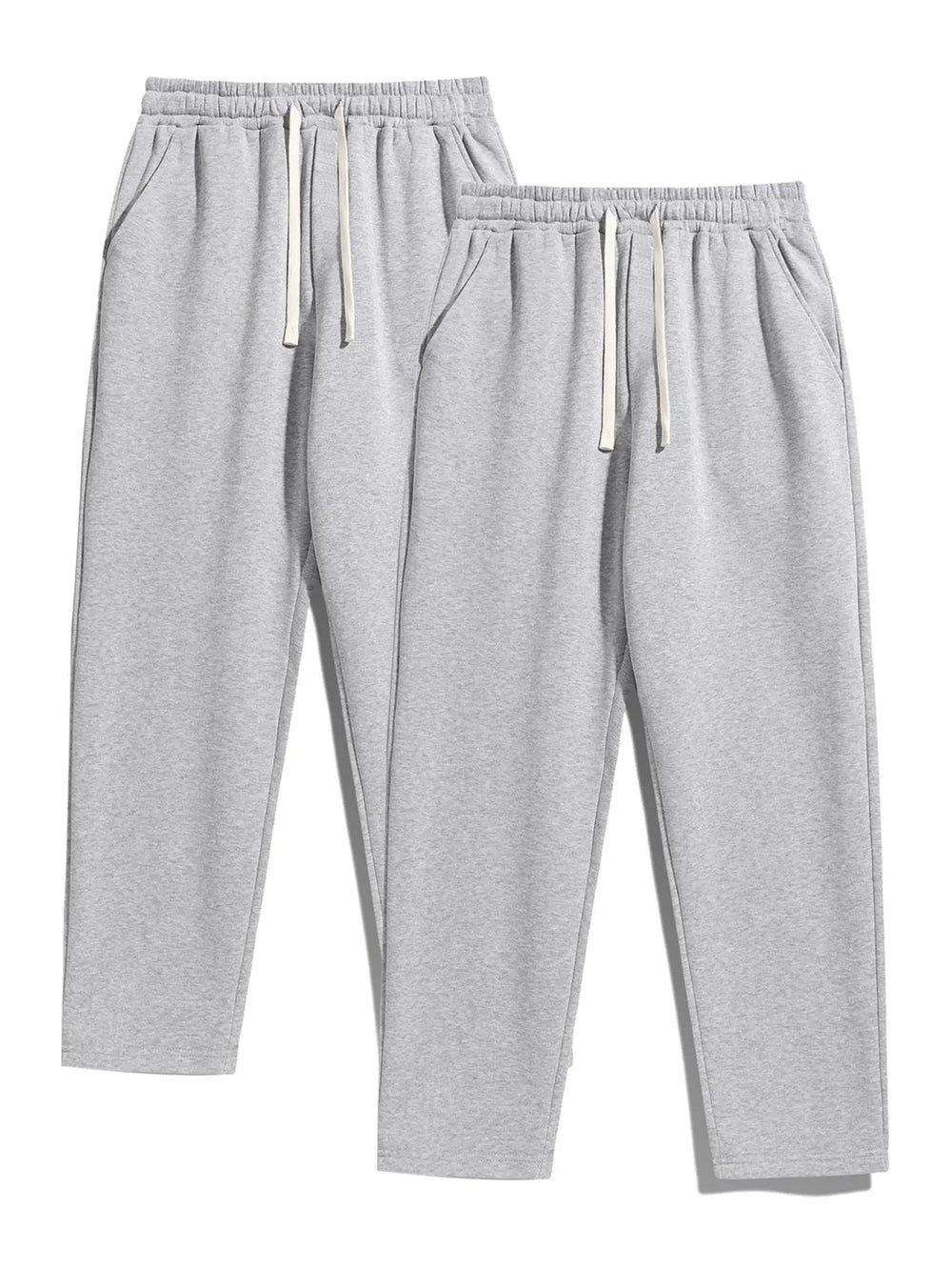 Men'S Drawstring Waist Sweatpants, Athleisure Style Regular Fit Pants with Pockets for Fall & Winter, Casual Men'S Trousers, Sports Bottoms, Casual Sporty Trousers