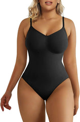 Women'S Seamless Shapewear Bodysuit Tummy Control Body Shaper Waist Defining Body Suit