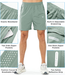 Men'S Athletic Running Shorts Gym Workout Shorts 7"/ 9"/ 5" Quick Dry Lightweight Sports Basketball Exercise Tennis