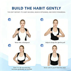 Corrective Hunchback Artifact Posture Strap for Adults Male & Female Open Shoulder Beauty Shapewear Womenswear Outdoorfun