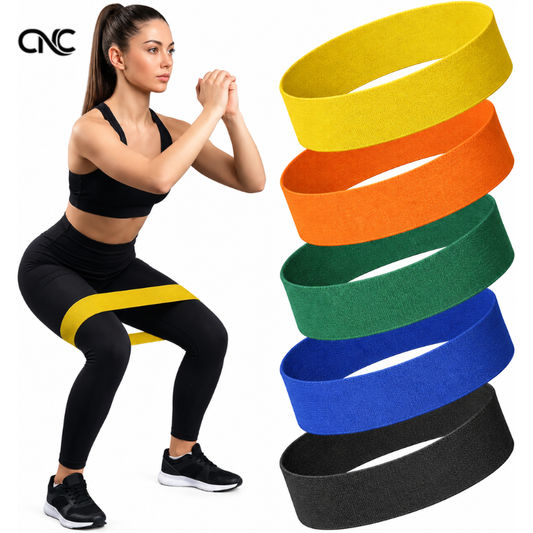 Fabric Resistance Bands Set – 5 Pack
