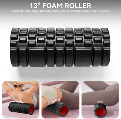 Patented 3-Zone Deep Tissue Foam Roller