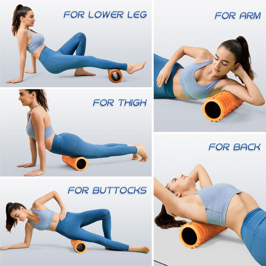 Patented 3-Zone Deep Tissue Foam Roller