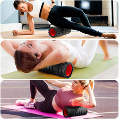 Patented 3-Zone Deep Tissue Foam Roller