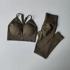 Peach High-Waisted Hip-Lifting Women'S Exercise Suit Shockproof Yoga Fitness Clothes for Running and Styling