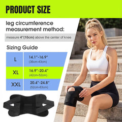 Knee Brace with Side Stabilizers for Meniscal Tear Knee Pain ACL MCL Arthritis Injuries Recovery, Breathable Adjustable Knee Support for Men and Women Black Healthcare Side Staoilizer Knee Compression Wrap