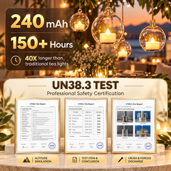 12-Pack Battery Tea Lights with Built-In Timer  LED Candles