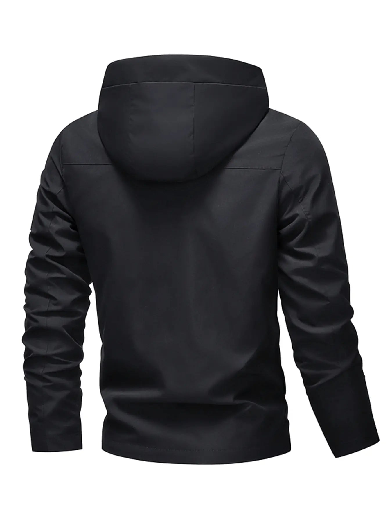 Men'S Windproof Waterproof Jacket, Fall Winter Hooded Pullover Coat, Casual Sports Comfortable Top, Outdoor Hiking Party Travel Cycling, Windproof Outerwear