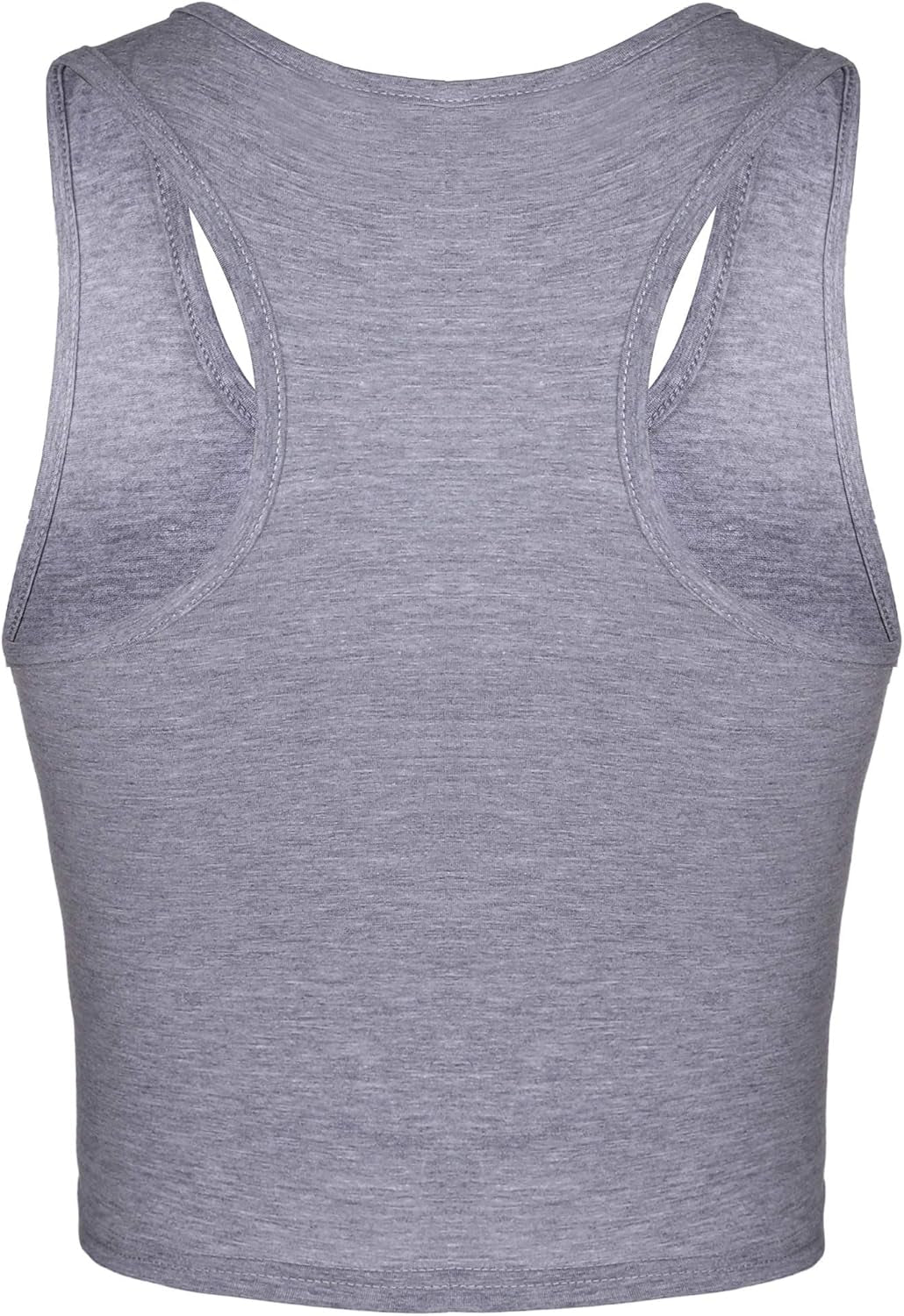 4 Pieces Basic Workout Crop Tank Tops Sleeveless Racerback Sport Tank Top for Women Yoga Running