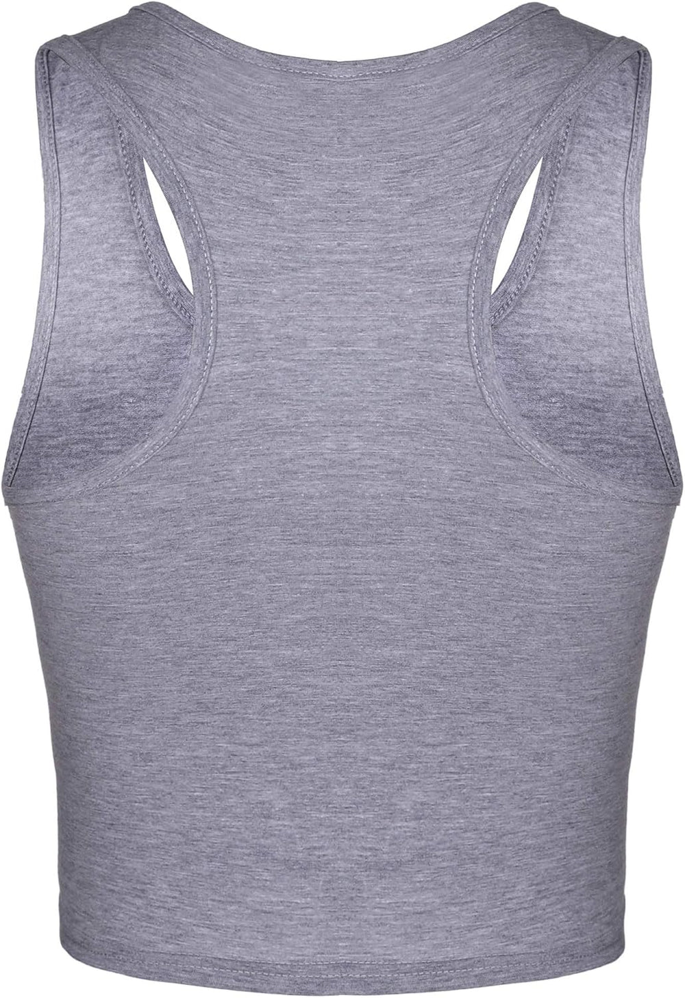 4 Pieces Basic Workout Crop Tank Tops Sleeveless Racerback Sport Tank Top for Women Yoga Running