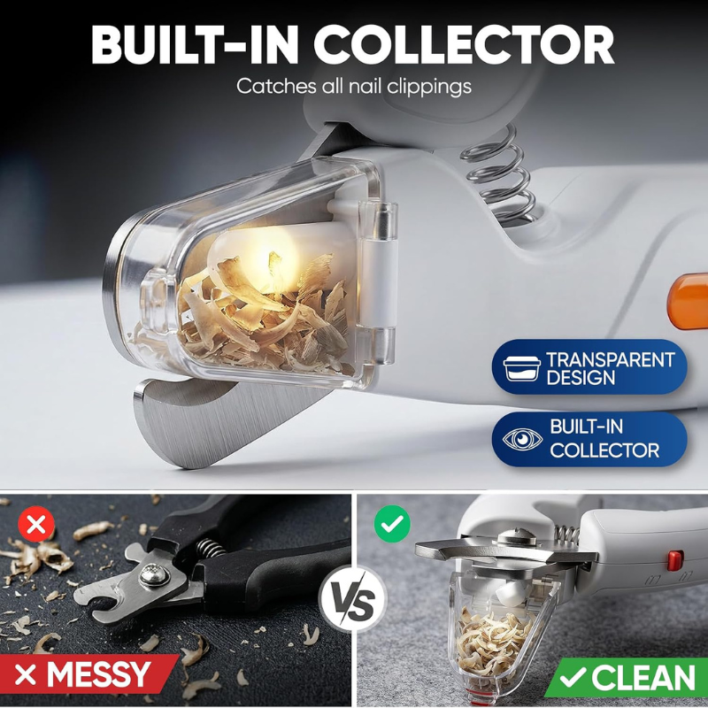 2-in-1 Cat & Dog Nail Clippers with Grinder
