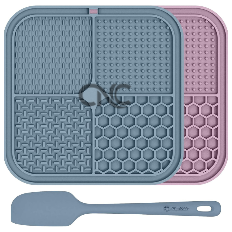 2 Pack Lick Mats for Dogs & Cats