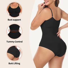 Shapewear Bodysuit for Women Tummy Control Body Shaper Snatched High Waist Body Suit