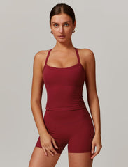 Two Piece Workout Sets for Women Tank Top Matching High Waist Booty Lifting Shorts Gym Yoga Active Wear Outfits