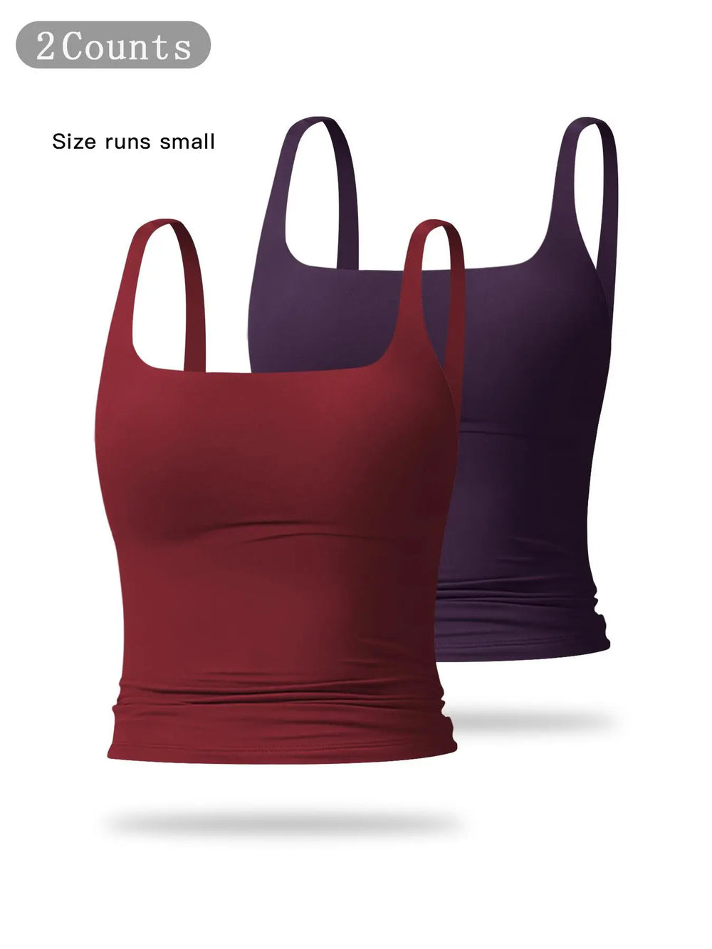 Women'S Solid Color Sports Tank Top, Casual Comfy Breathable Sleeveless Workout Top for Yoga Gym Workout Running, Ladies Sportswear for All Seasons, Athletic Yoga Tops