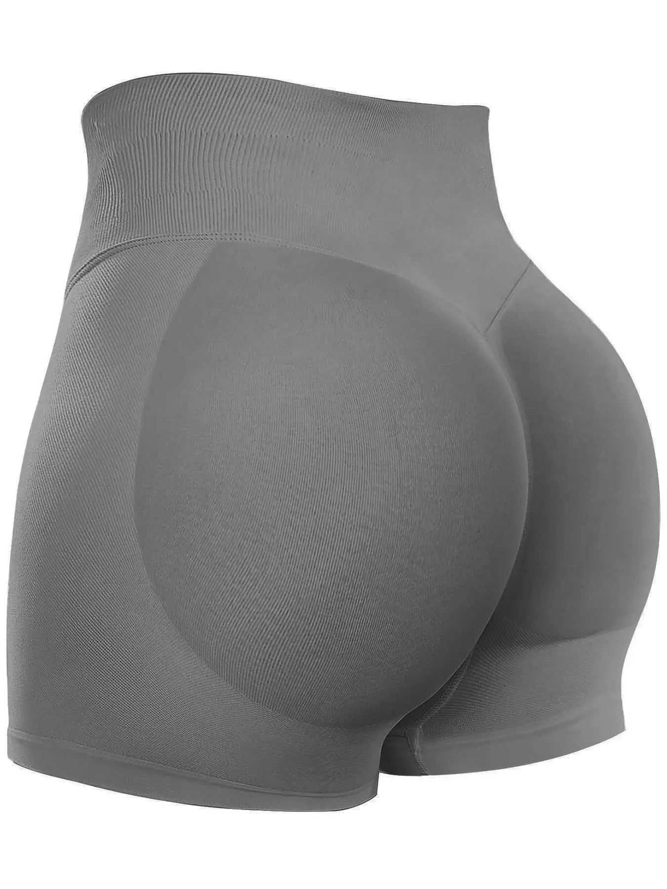 Seamless Shorts for Women, Invisible Scrunch Butt Lifting Gym Booty Biker Shorts, Breathable Comfortable High Stretch Skinny Shorts, Gym Shorts, Ladies Sportswear for Indoor Outdoor Wear, Athletic Shorts, High Waist Shorts