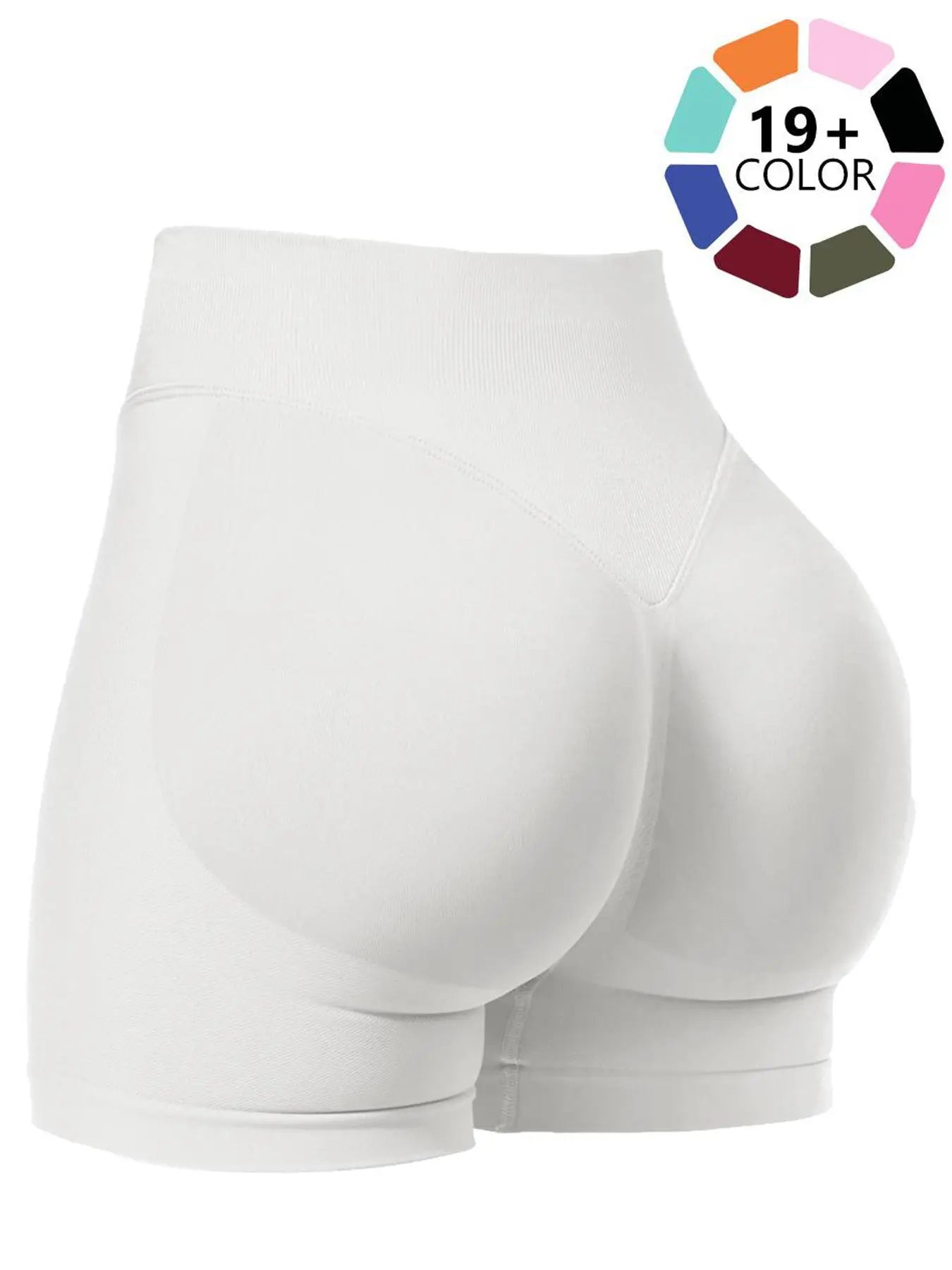 Seamless Shorts for Women, Invisible Scrunch Butt Lifting Gym Booty Biker Shorts, Breathable Comfortable High Stretch Skinny Shorts, Gym Shorts, Ladies Sportswear for Indoor Outdoor Wear, Athletic Shorts, High Waist Shorts