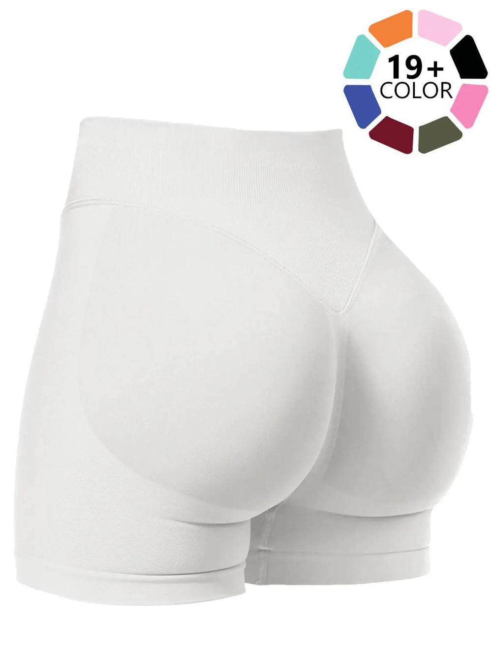 Seamless Shorts for Women, Invisible Scrunch Butt Lifting Gym Booty Biker Shorts, Breathable Comfortable High Stretch Skinny Shorts, Gym Shorts, Ladies Sportswear for Indoor Outdoor Wear, Athletic Shorts, High Waist Shorts