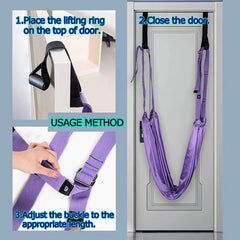 Adjustable Aerial Hammock Set Yoga Swing Stretching Strap Pilates Accessories Gym Training Equipment Triangle Hammock Camping