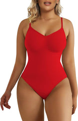 Women'S Seamless Shapewear Bodysuit Tummy Control Body Shaper Waist Defining Body Suit