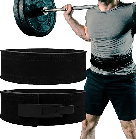 Weightlifting Belt for Men and Women, Black 