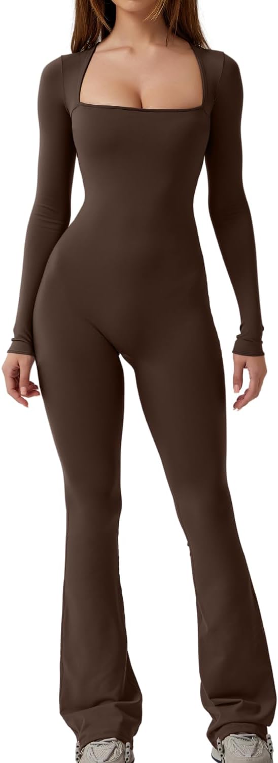 Jumpsuits for Women Square Neck