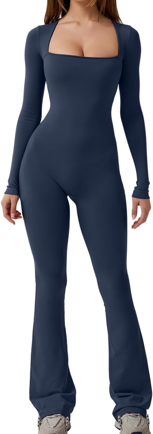 Jumpsuits for Women Square Neck