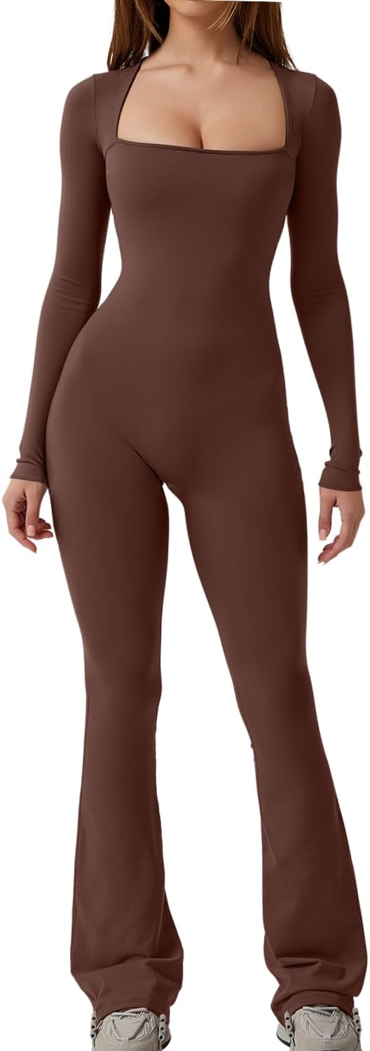 Jumpsuits for Women Square Neck