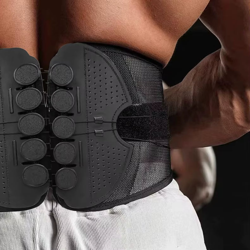 Lumbar Intervertebral Disc Support Compression Rope Support Waist Support Breathable Mesh Posture Corrector for Waist Protection
