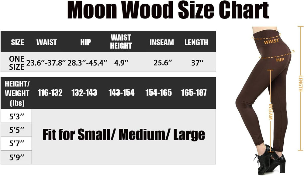 7 Pack Women’S Fleece Lined Leggings High Waist Soft Stretchy Winter Warm Lounge Pajama Leggings
