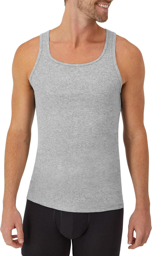 Men'S Tank Undershirt Pack, Cotton Tank Undershirt