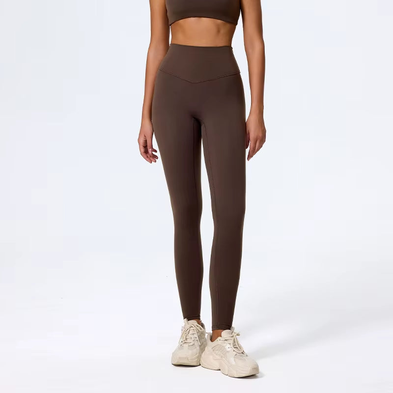 Super Soft Fabrics High Waist Leggings Quick-Dry Gym Yoga Pants Running Workout Tights Push up Sports Leggings Women
