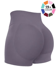Seamless Shorts for Women, Invisible Scrunch Butt Lifting Gym Booty Biker Shorts, Breathable Comfortable High Stretch Skinny Shorts, Gym Shorts, Ladies Sportswear for Indoor Outdoor Wear, Athletic Shorts, High Waist Shorts
