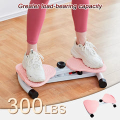 Portable Waist Twist Machine with Adjustable Resistance, Home Gym Equipment for Women Ab Exercise Board with 300 LBS Weight