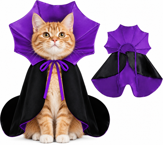 Cat & Dog Halloween Vampire Cape Costume