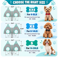 Dog Grooming Hammock Harness with Thick Neck Support