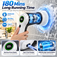 Electric Spin Scrubber Cleaning Brush