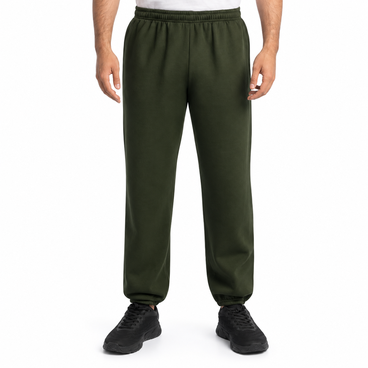 Fleece Elastic Bottom Sweatpants