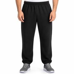 Fleece Elastic Bottom Sweatpants