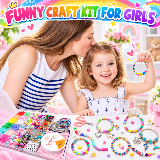 3400-Piece Bracelet Making Kit for Girls