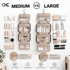 Hanging Toiletry Bag Water-Resistant Travel Organizer