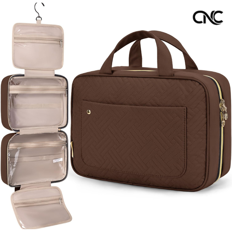 Hanging Toiletry Bag Water-Resistant Travel Organizer